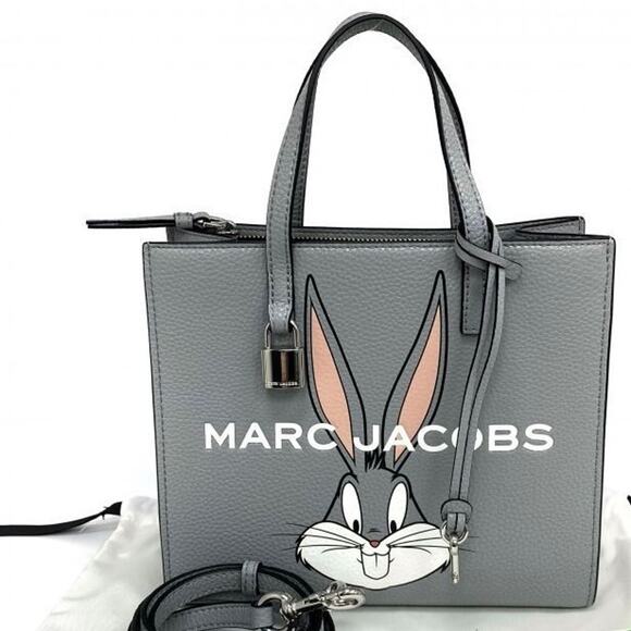 Marc Jacobs Handbags - Marc Jacobs GRAY CALFSKIN LOONEY TUNES 2WAY BAG